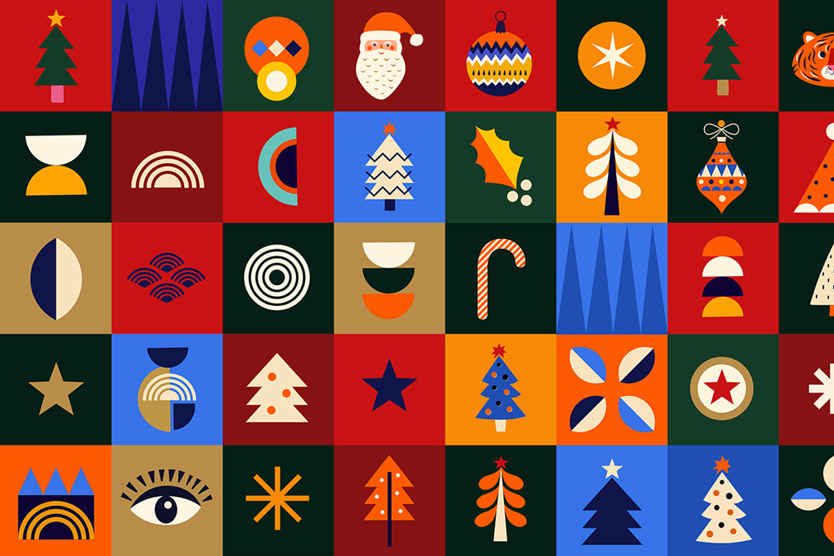 New Year & Christmas collection, a Seasonal Illustration by MoleskoStudio (Photo 2 of 38)