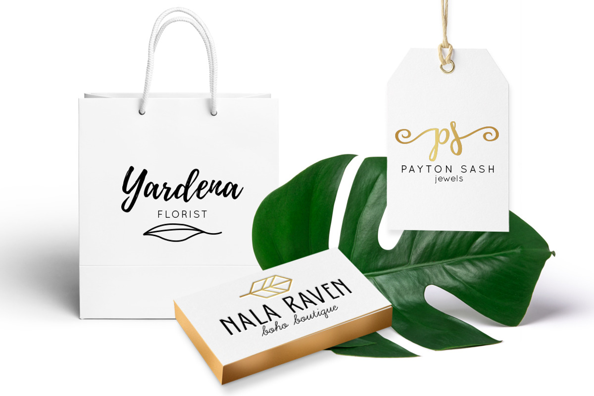 Stylish Premade Logo Creator Kit, a Branding & Logo Template by Angele Kamp (Photo 2 of 5)