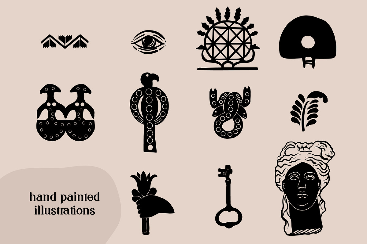 Ancient Mysteries, Mythology & Abstr, an Object Illustration by Camara Design (Photo 7 of 10)