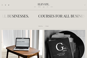 Elevate Squarespace Template