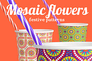 Mosaic flowers—Festive patterns, a Pattern Graphic by Zhurov (Thumbnail 1 of 12)