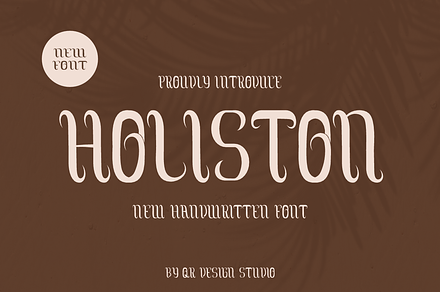 Holiston, a Handwritten Font by QR Design Studio