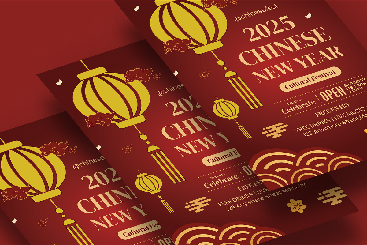 Chinese New Year Flyer, a Flyer Template by SquidPixey (Photo 6 of 6)
