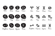 12 Zodiac Signs / 3 Design + Bonus, an Animal Illustration by Baksiabat (Thumbnail 6 of 6)