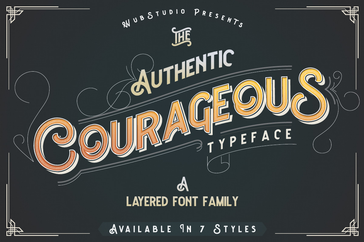 Courageous Typeface