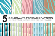 ABSTRACT WAVY STRIPE PATTERNS, a Pattern Graphic by Electric Treehaus (Thumbnail 2 of 4)