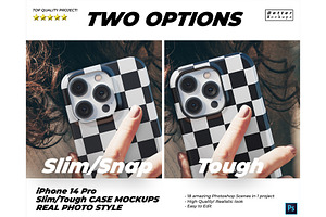 Real IPhone 15 Case Mockups Tough