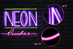 10 Neon Brushes Procreate