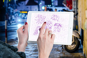 Picasso Line Art Procreate BUNDLE 4, a Brush Add-On by Manifesto Design Gallery (Thumbnail 18 of 28)