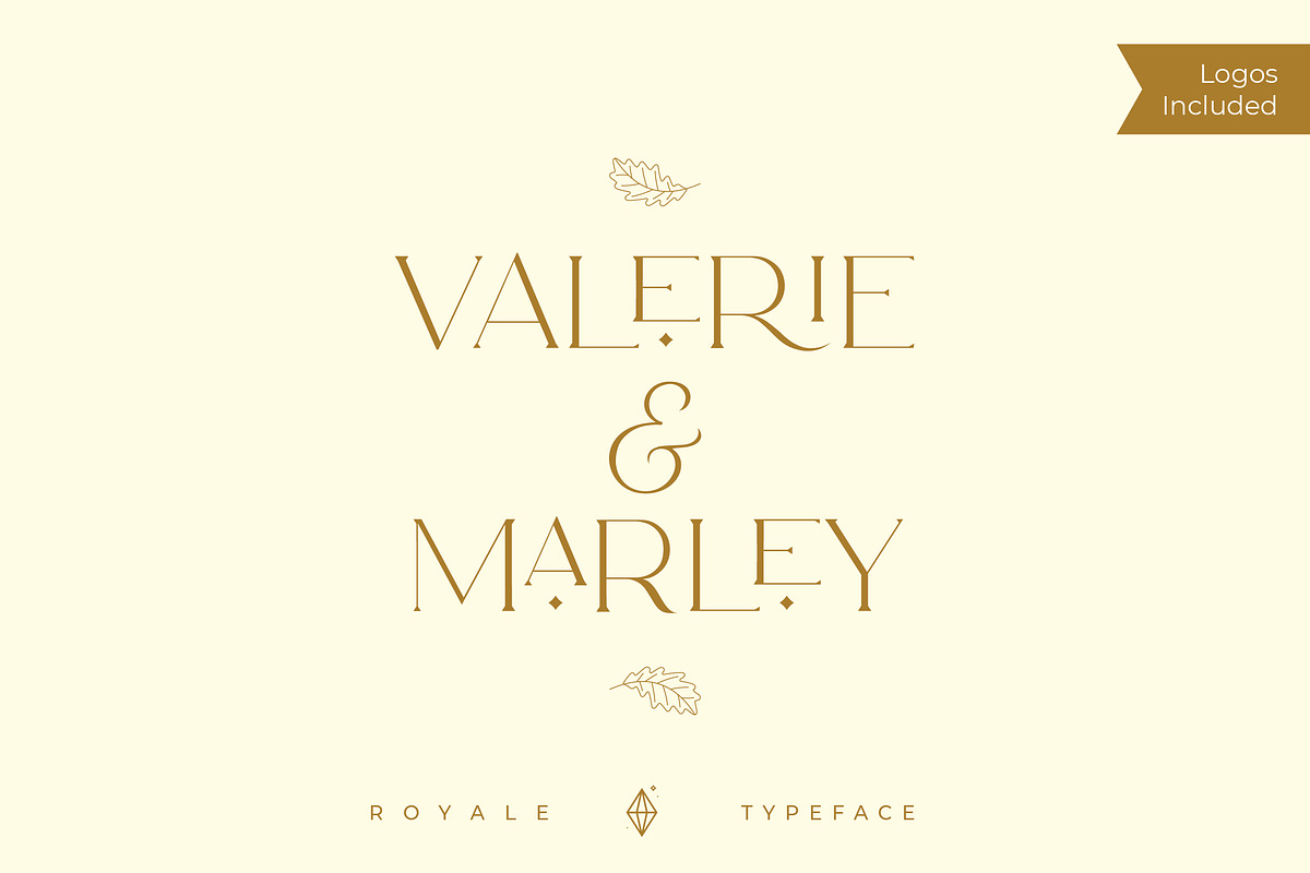 Royale Luxurious Typeface + LOGOS, a Serif Font by Creative Corner (Photo 17 of 28)