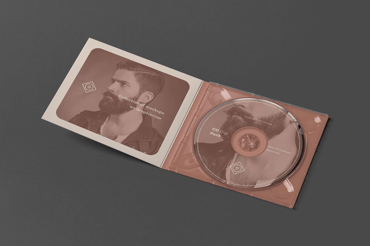 CD Digi Pack Mock-up 2, a Packaging Mockup by Yogurt86 (Photo 12 of 15)