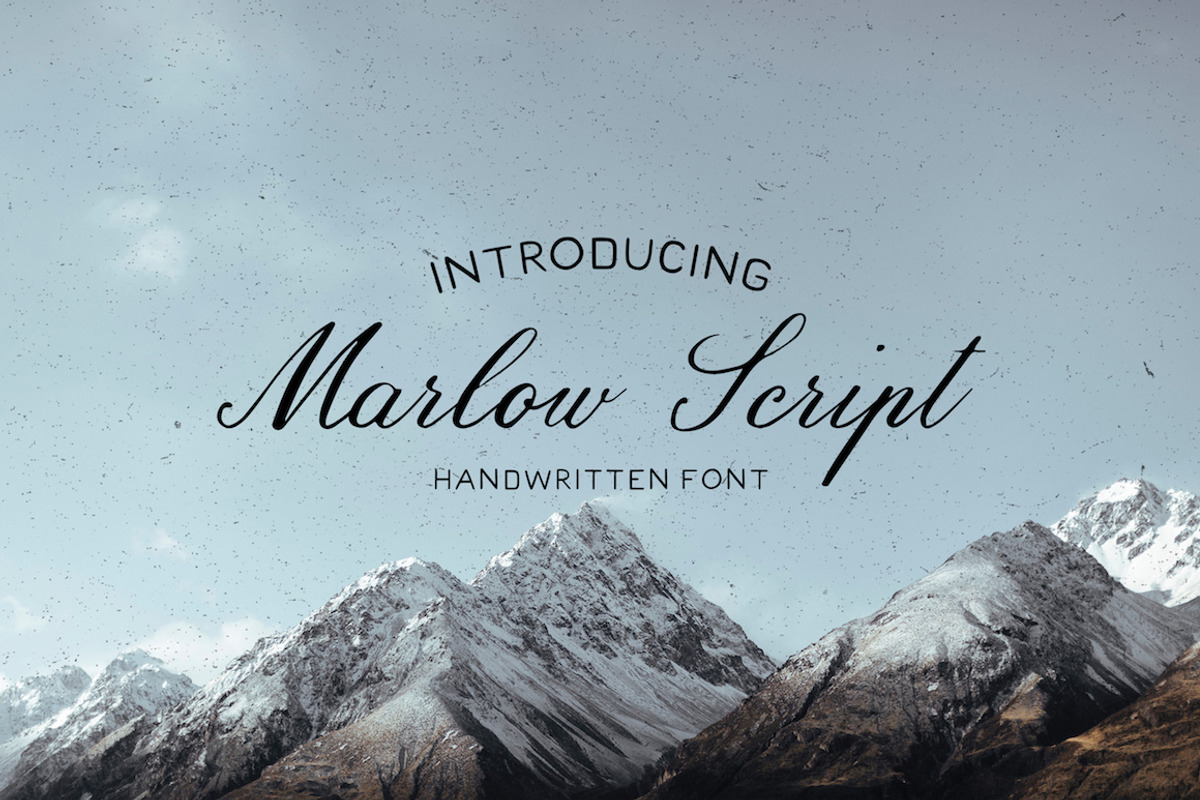 Marlow - Handmade Font