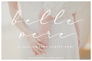 Belle Mere Script Font, a Script Font by Red Met Yellow Creative (Thumbnail 1 of 6)