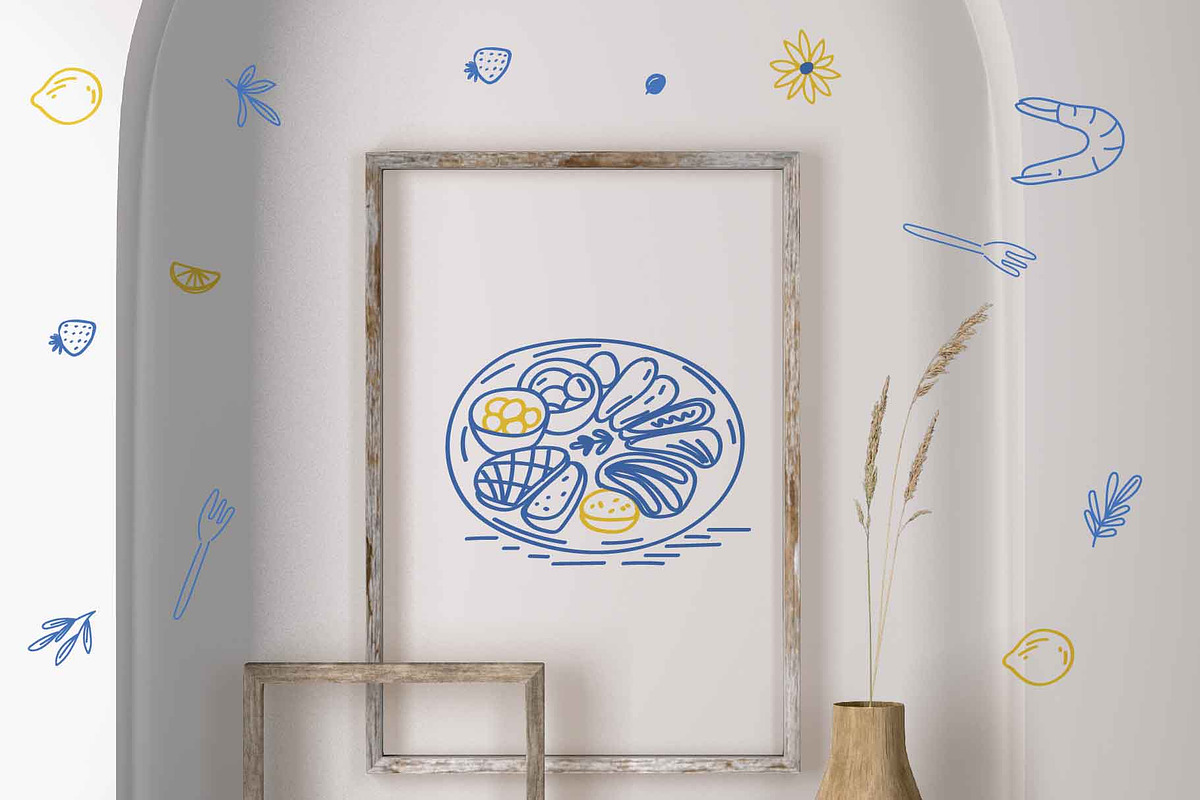 Mediterranean Outline Contour Icon, a Graphic by Imaginary Party (Photo 10 of 10)