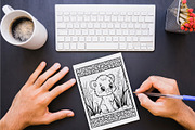100 Cute Animals Coloring Pages, an Animal Illustration by Blue Digital Studio (Thumbnail 2 of 5)