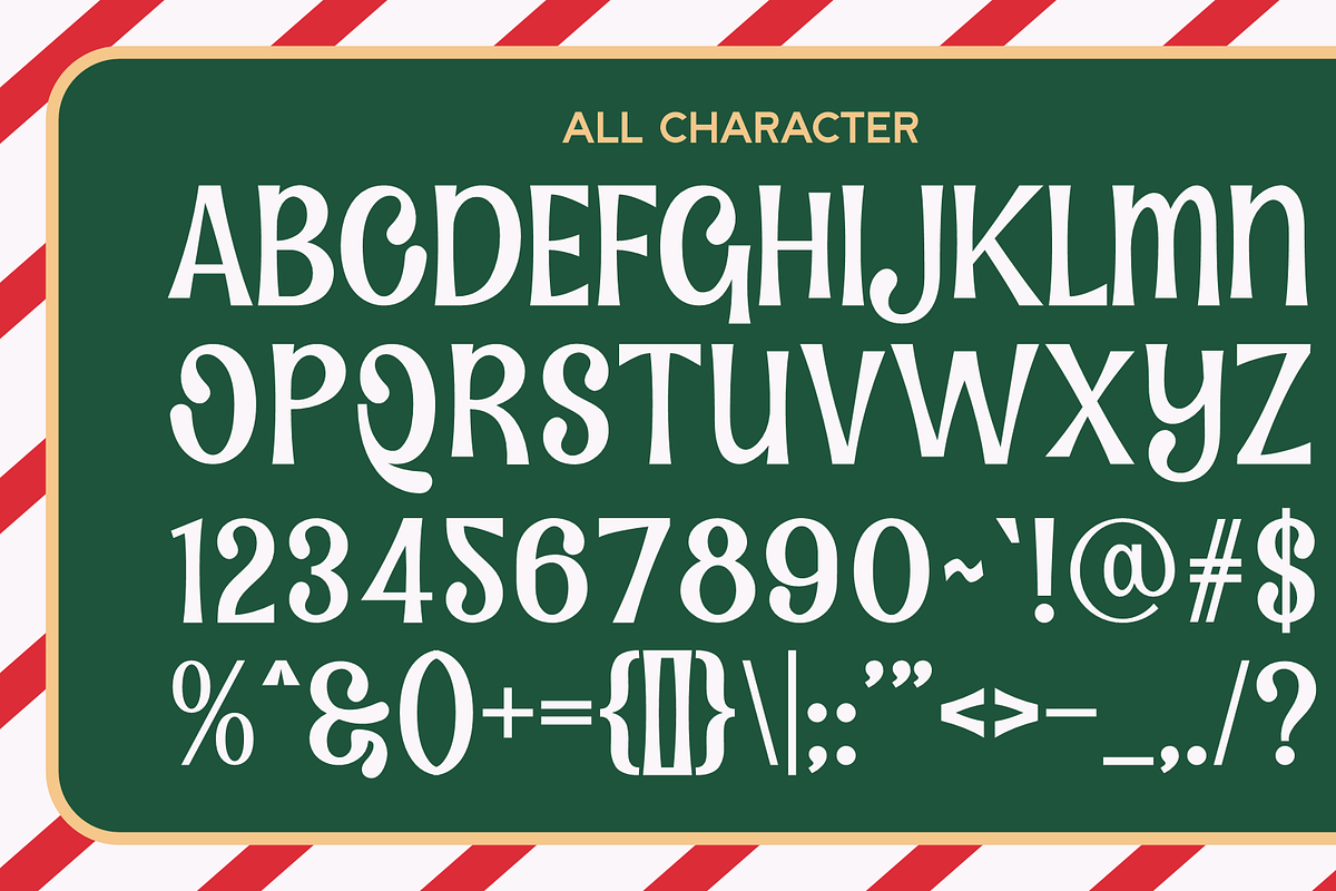 Crilas – Christmas Display Font, a Sans Serif Font by MaikoHatta (Photo 3 of 8)