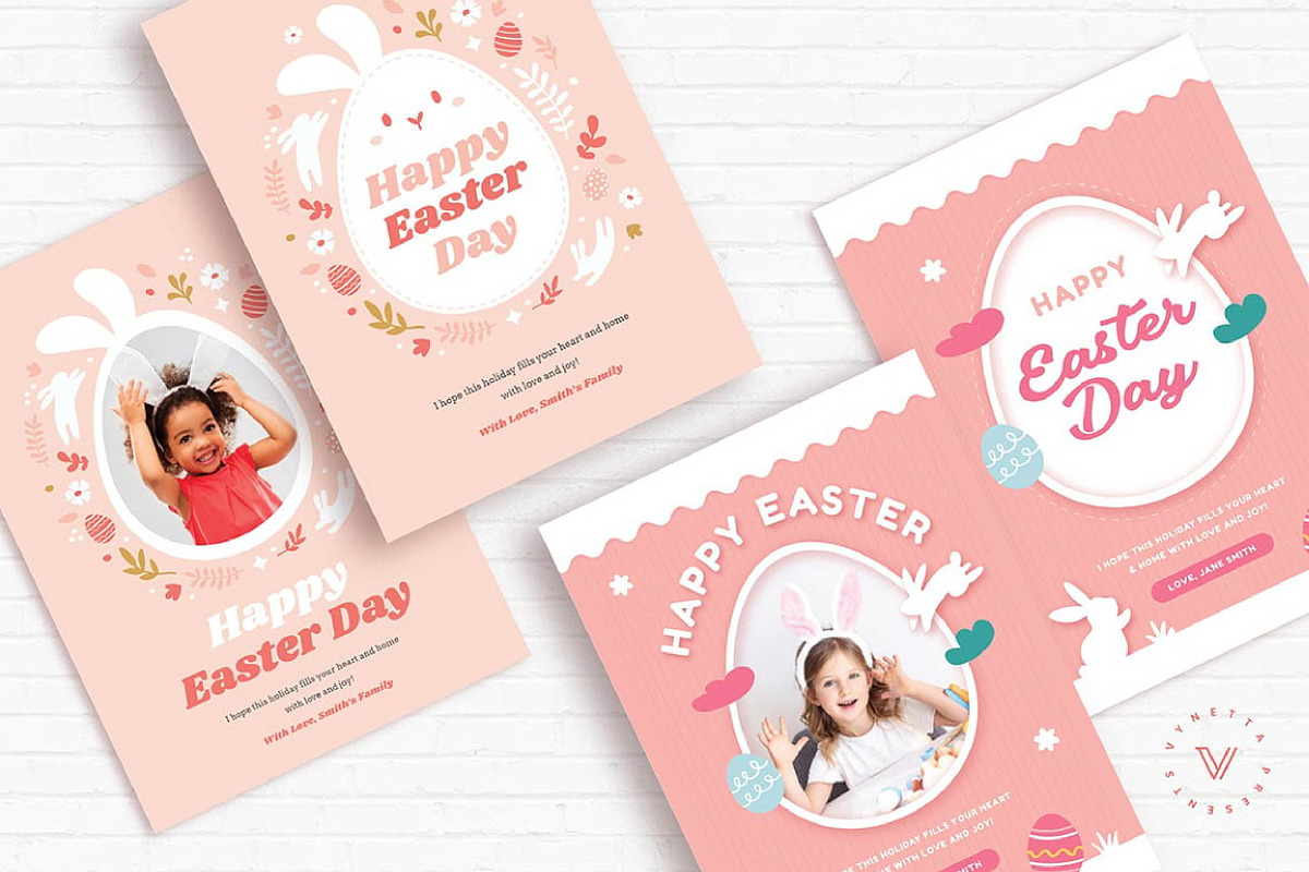 Happy Easter Card Template, a Design Template by fashionaddict (Photo 4 of 5)