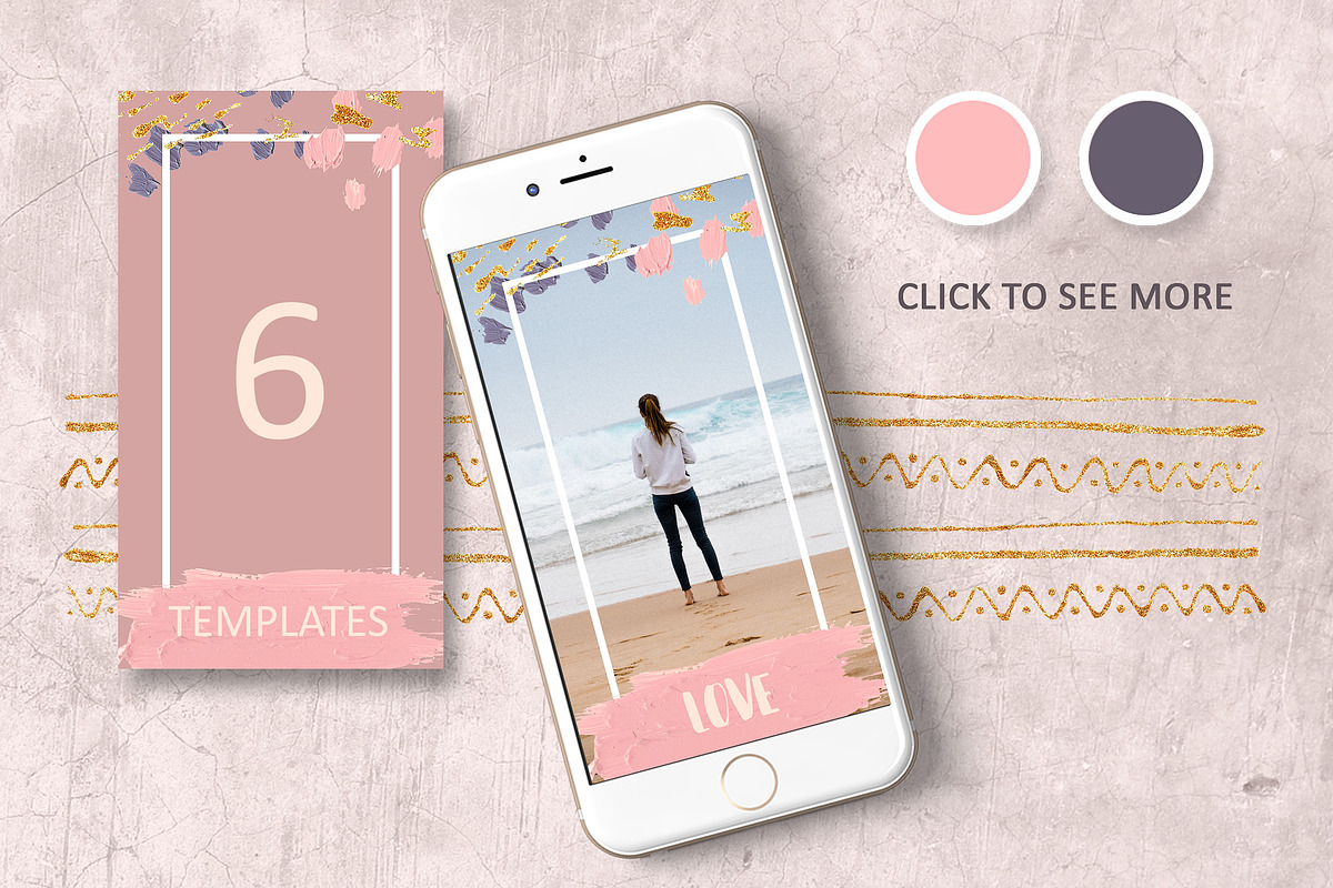 Instagram stories template, a Social Media Template by Integrity_store (Photo 5 of 9)