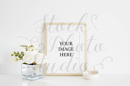 Frame Mockup Stock Photo