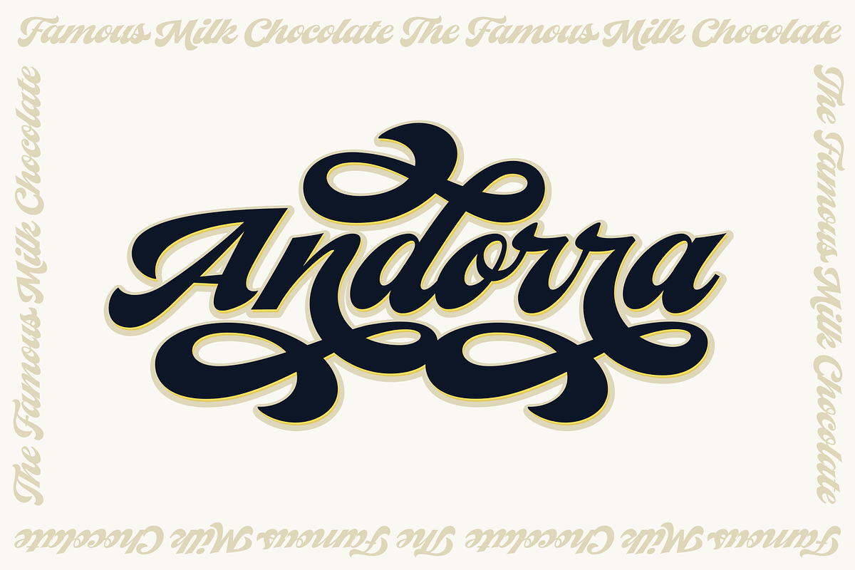 Yes Script - Groovy Retro Script preview 6