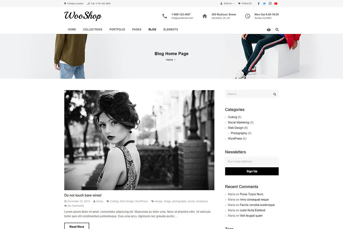 WooShop – eCommerce WordPress Theme, a WordPress Template by Cherry Wordpress Theme (Photo 8 of 9)