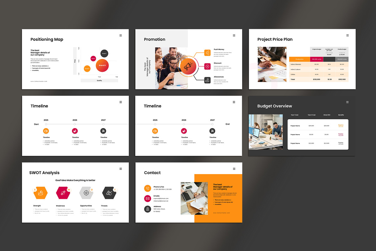 Creative Business Plan Template preview 5
