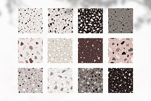 TERRAZZO Natura Seamless Pattern