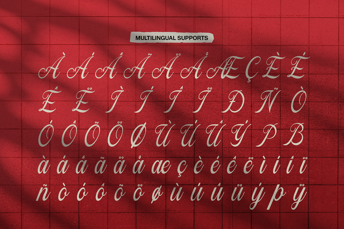 Filagio Vilantio Classic Script, a Script Font by gracetype_studio (Photo 10 of 11)
