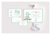 Bliss Wedding Invitation Suite, an Invitation Template by Human-made. Made to feel. (Thumbnail 1 of 5)