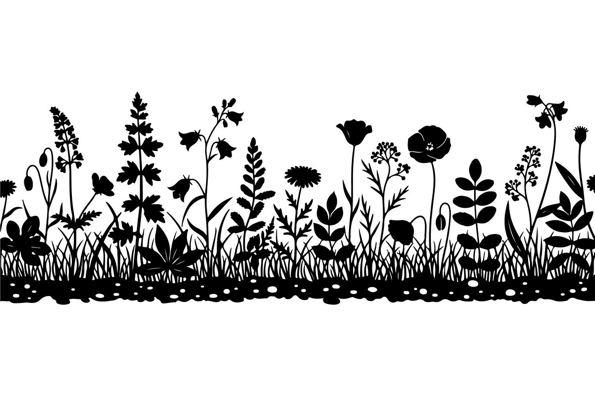 Botanical Floral Border, an Object Graphic by Creativeshirt (Photo 9 of 20)