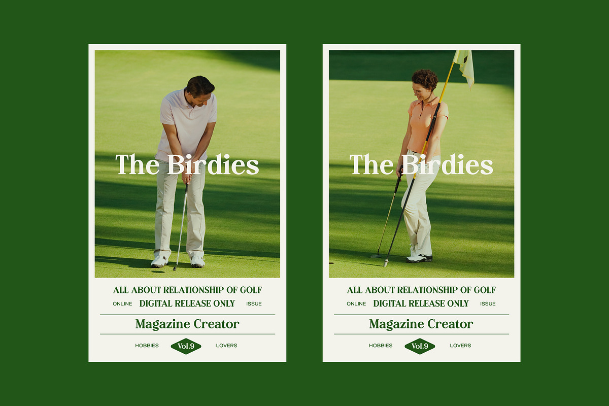 Monagi – Retro Golf Serif Font, a Serif Font by Drizy (Photo 9 of 10)