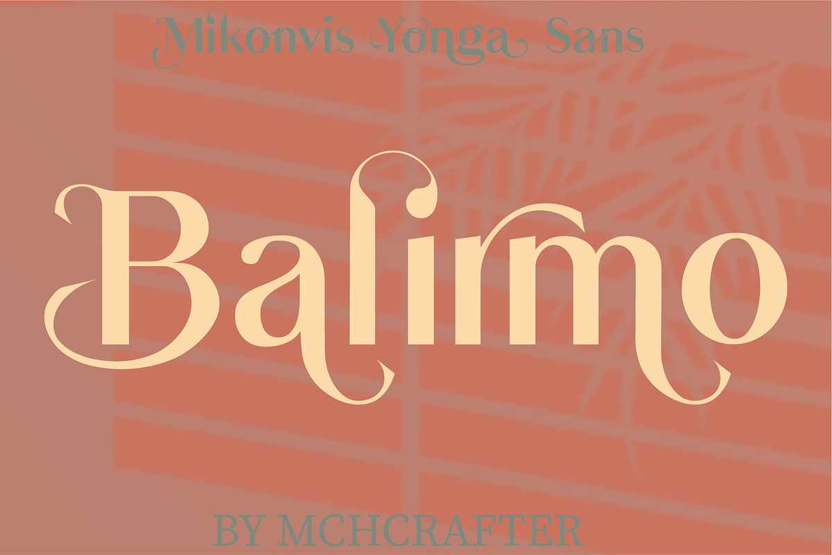 Mikonvis Yonga Sans Serif Typeface, a Sans Serif Font by MchCrafter (Photo 11 of 14)