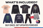 Mockup Your Merch Apparel Bundle, a Merchandise Mockup by Brent Galloway (Thumbnail 2 of 7)