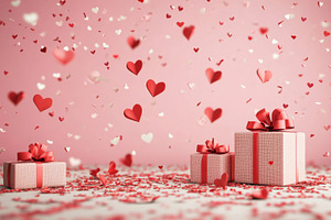 Love, gifts, and hearts, a Photo by Beautiful things