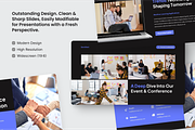 Event & Conference PowerPoint, a Presentation Template by SquidPixey (Thumbnail 3 of 6)