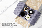 Bakery Illustrations Vector Bundle, a Food Illustration by Yevheniia (Thumbnail 3 of 10)