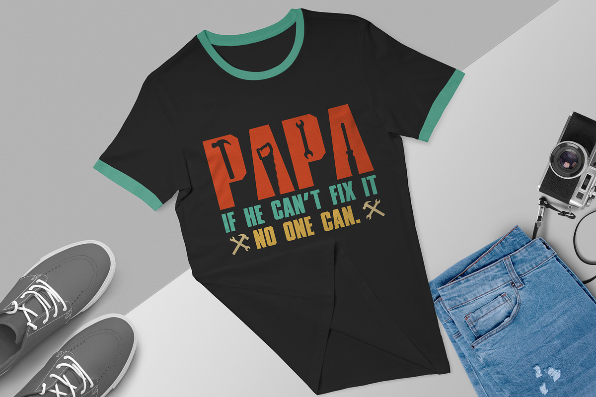 Funny Papa T shirt Design, a Graphic by Vector Portal (Photo 2 of 5)