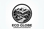 60 Eco Globe Landscape Silhouette, a Technology Illustration by Amazin_art (Thumbnail 28 of 29)