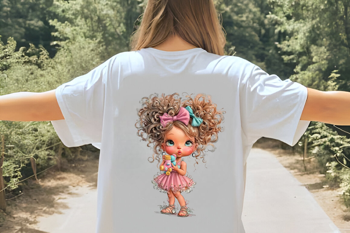 Whimsical Summer Beach Girl Clipart, an Illustration by Digital Artistic99 (Photo 8 of 11)