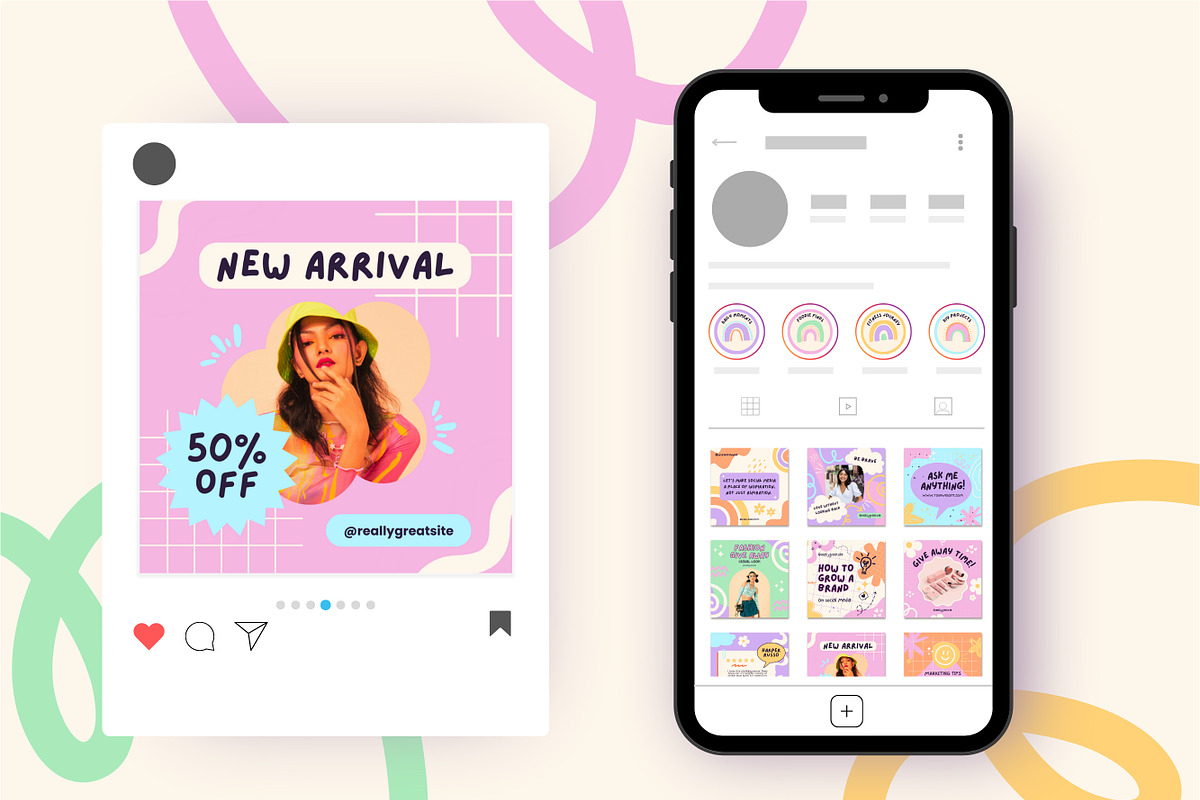 150 Social Media Post Template Canva, a Templates & Theme by TemplateCastleStore (Photo 9 of 10)