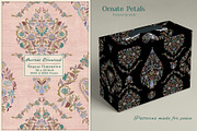 Ornate Petals Prints & Patterns, a Pattern Graphic by GND ART STUDIO (Thumbnail 3 of 8)