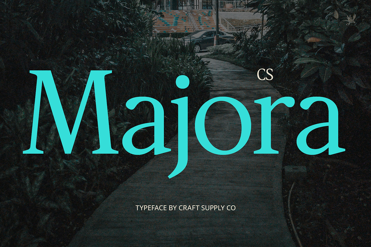 CS Majora – Contemporary Font, a Serif Font by Craft Supply Co. (Photo 1 of 8)
