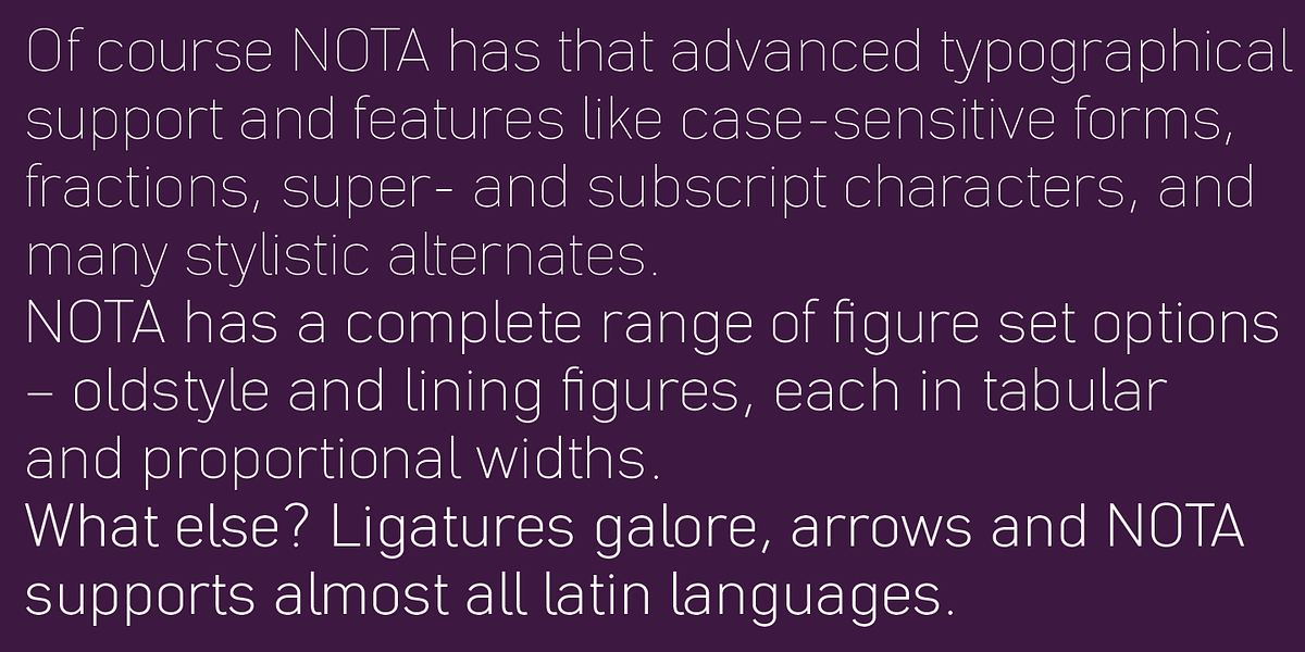 Nota, a Sans Serif Font by Wiescher-Design (Photo 4 of 6)