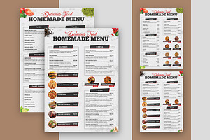 Food Menu Template, a Flyer Template by Stock_Design