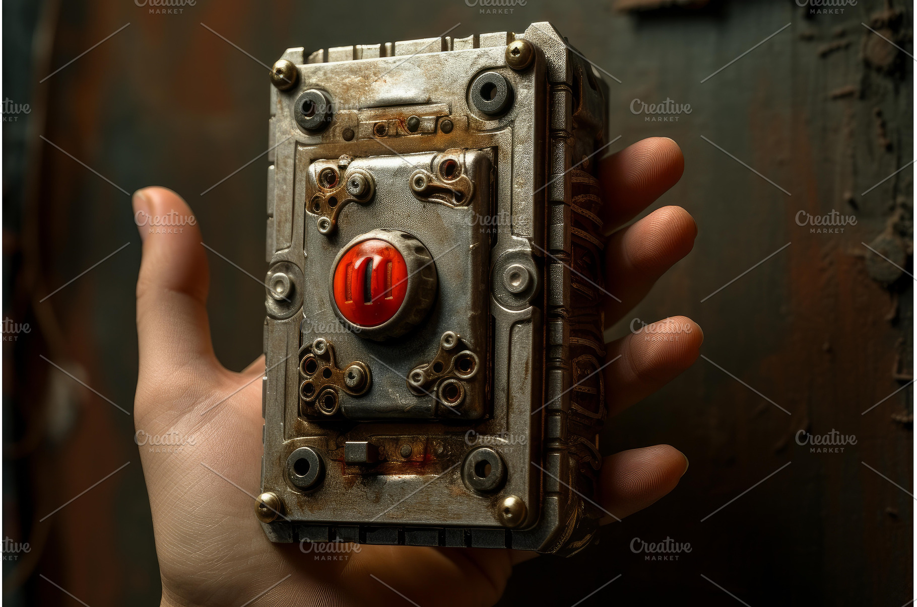 Hand pushes the button. Generate ai, a Technology Photo by Ylivdesign