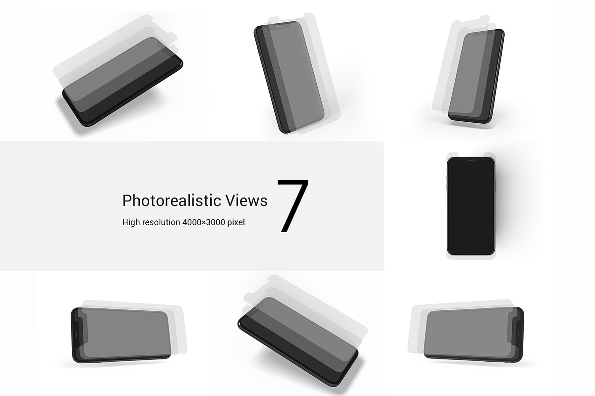 iPhone X Multilayer Mockup Set, an iPhone Mockup by Seven Lights (Photo 2 of 13)