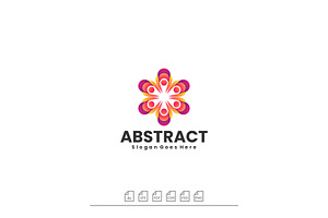 Logo abstract Gradient Colorful, a Branding & Logo Template by ARIF22GANTENG