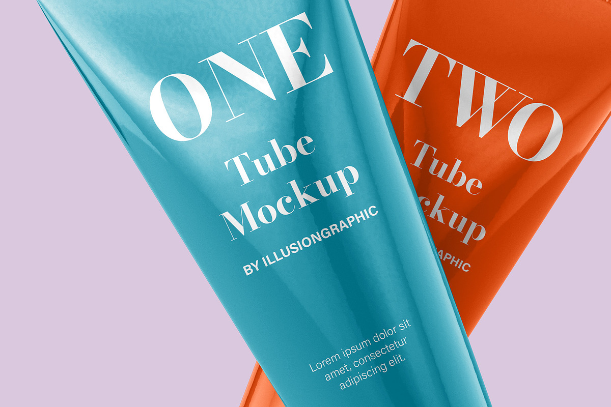Skincare Tube Mockup 4 view 8 mockup, a Packaging Mockup by Illusiongraphic (Photo 17 of 20)