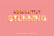 Forward Crossover - layered typeface, a Sans Serif Font by Revorklabs (Thumbnail 2 of 7)