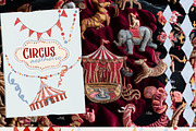 Whimsical Watercolor Circus clipart, a Decorative Illustration by 60secondsArt (Thumbnail 6 of 10)